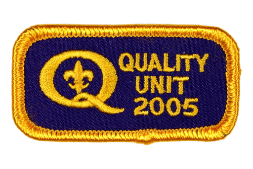 2005 Quality Unit Patch