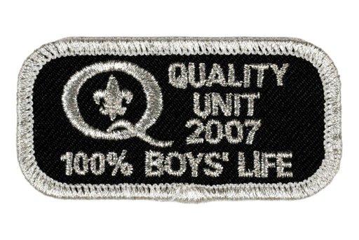 2007 Quality Unit 100% Boys' Life Patch