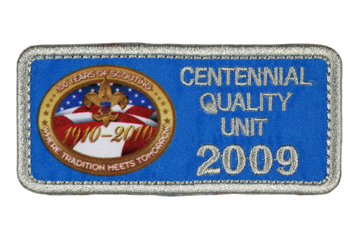 2009 Centennial Quality Unit Patch