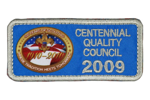 2009 Centennial Quality Council Patch