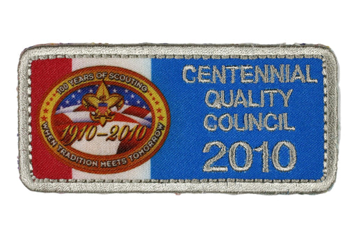 2010 Centennial Quality Council Patch