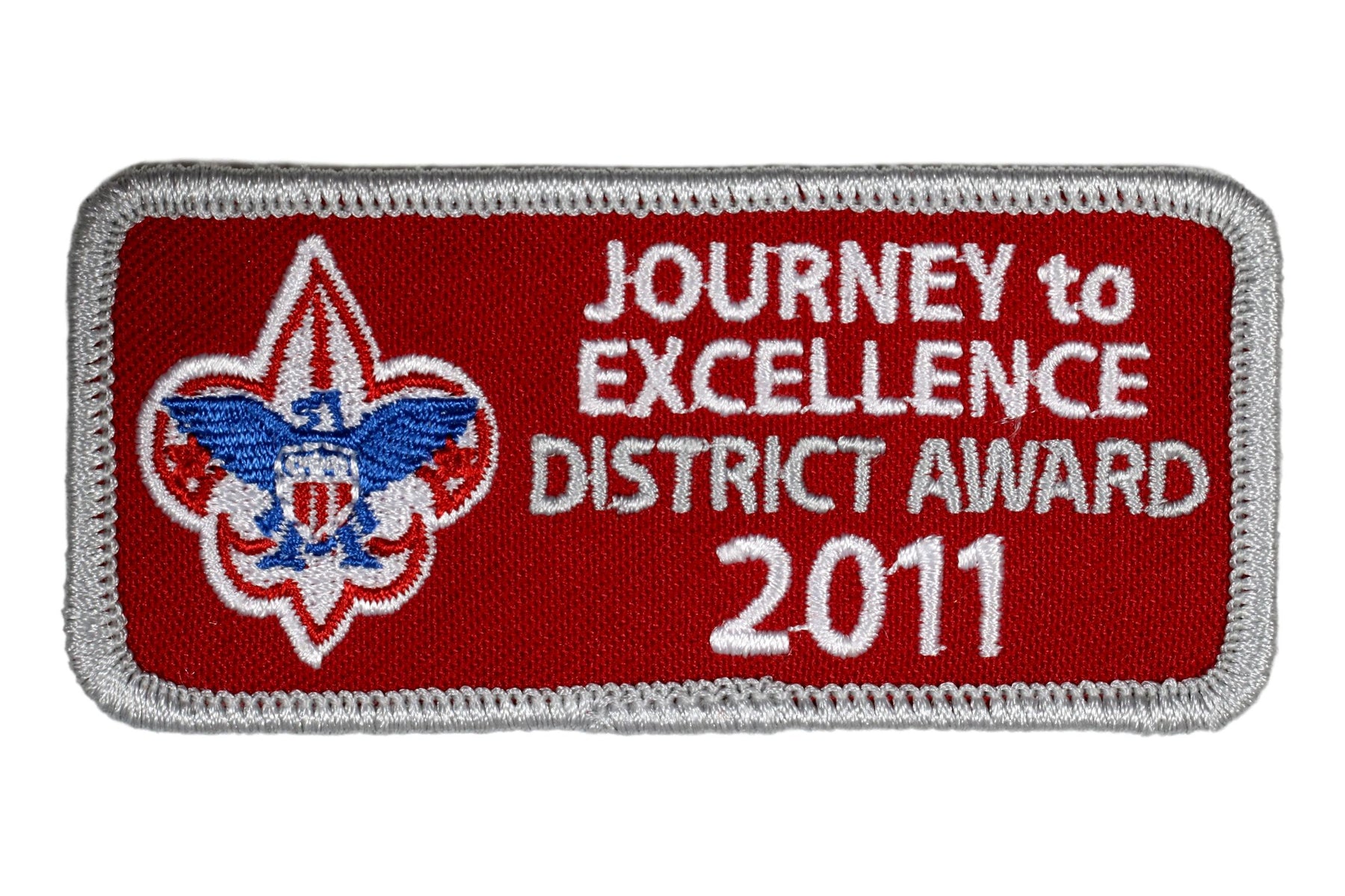 2011 District Journey to Excellence Award Silver Patch