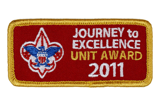 2011 Unit Journey to Excellence Award Gold Patch