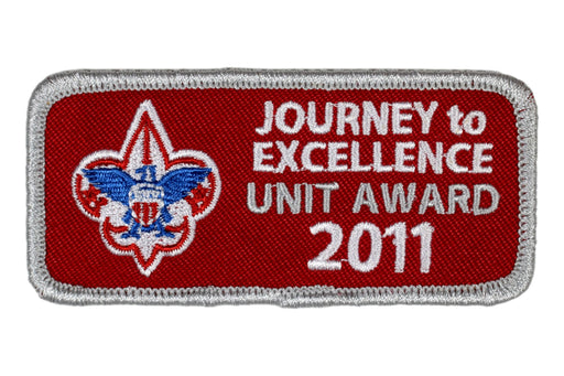 2011 Unit Journey to Excellence Award Silver Patch