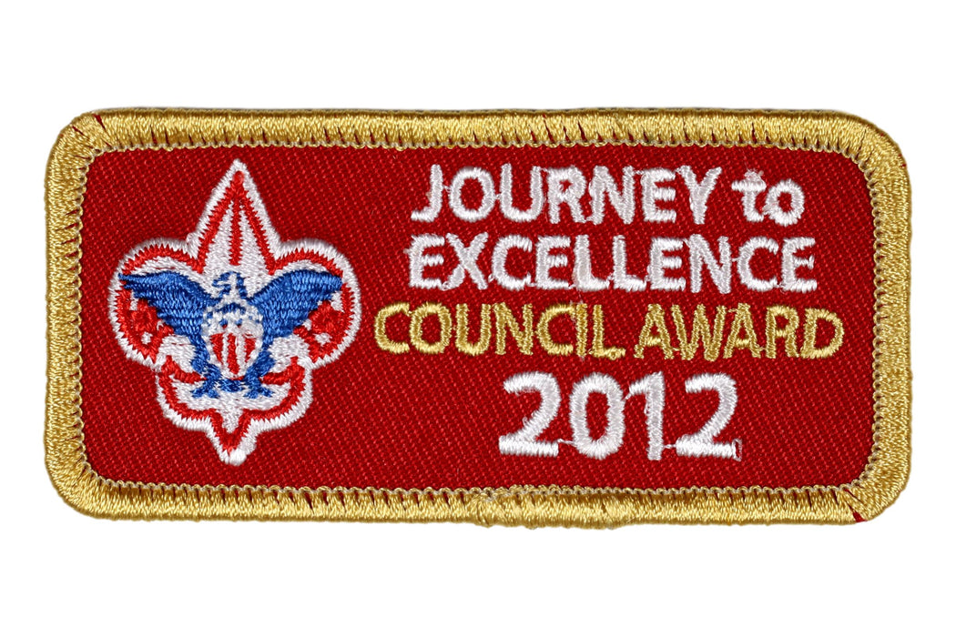 2012 Council Journey to Excellence Award Gold Patch