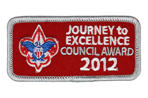 2012 Council Journey to Excellence Award Silver Patch