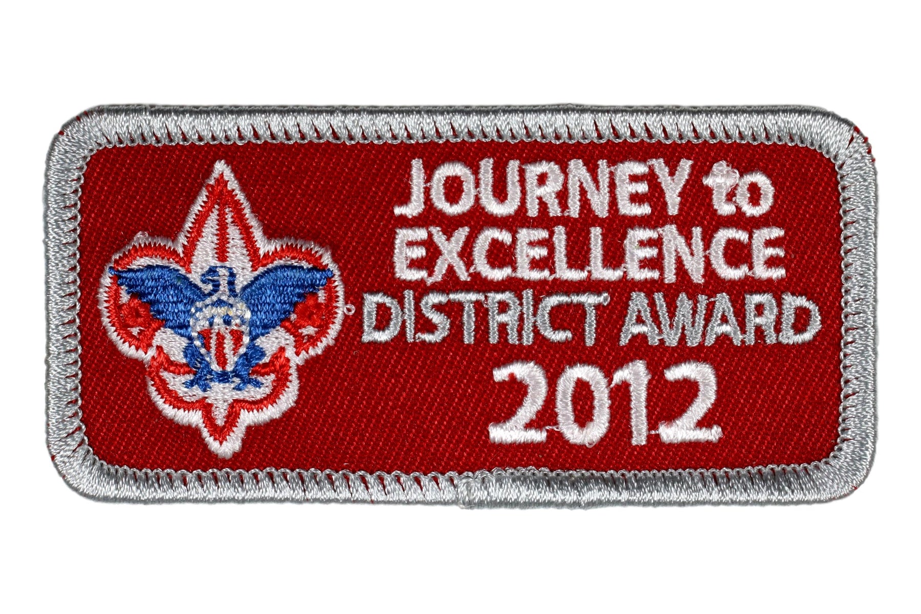 2012 District Journey to Excellence Award Silver Patch