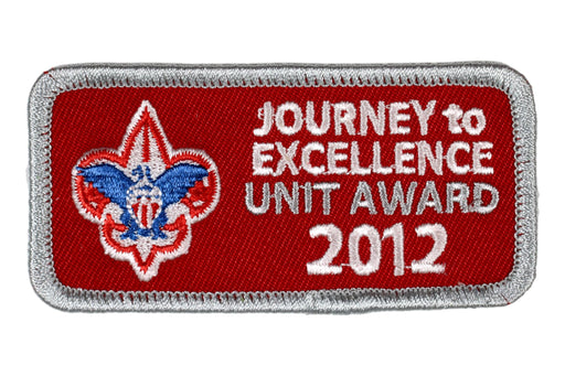 2012 Unit Journey to Excellence Patch Silver