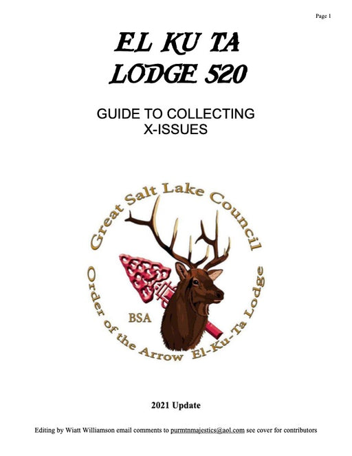 Guide to Collecting Lodge 520 X-Issues Patches