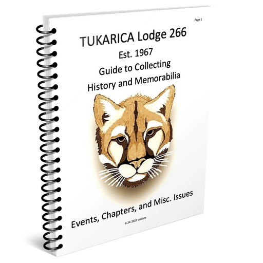 Guide to Collecting - Lodge 266 - Tukarica - Events Chapters and Misc.