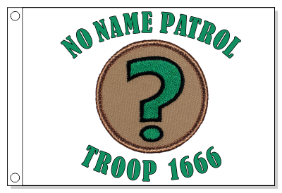 Mystery - Green Patrol Flag