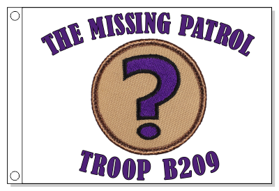 Mystery - Purple Patrol Flag