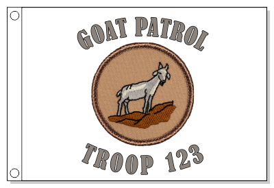 Goat Patrol Flag