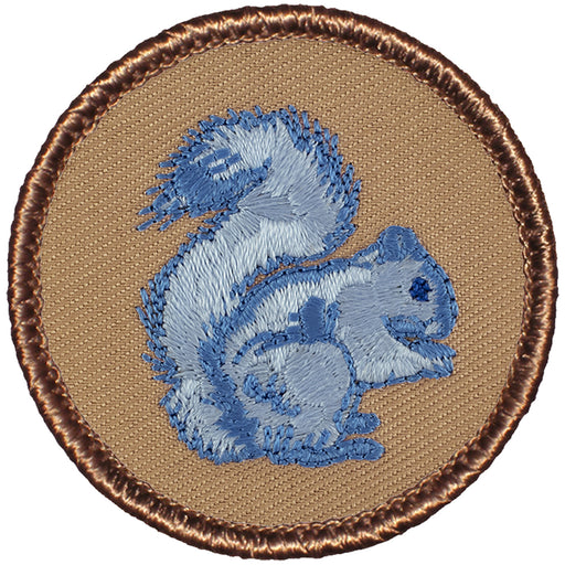 Squirrel Patrol Patch - Blue