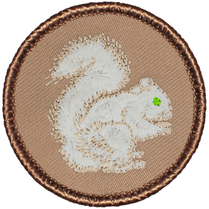 Squirrel Patrol Patch - Glow in the Dark