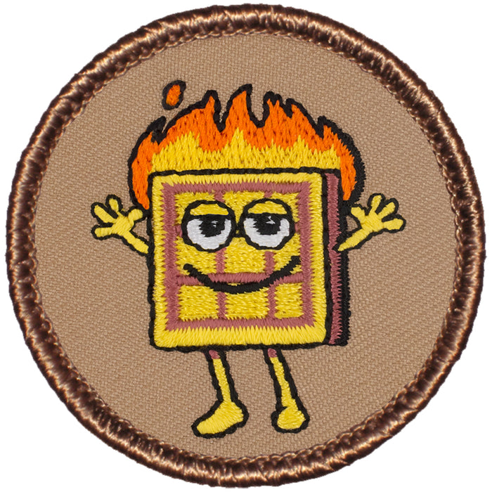 Flaming Waffle Patrol Patch