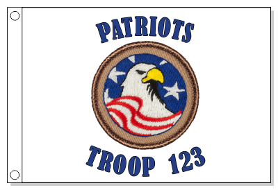 Patriotic Eagle Patrol Flag