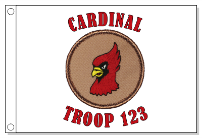 Cardinal Patrol Flag