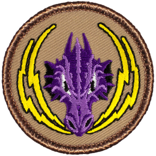 Purple Dragon Patrol Patch - With Lightning