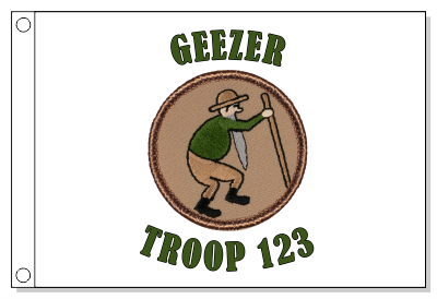 Geezer Patrol Flag