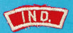 Indiana Red and White State Strip