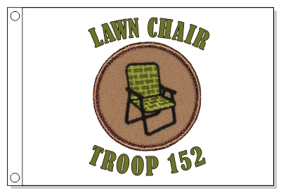 Lawn Chair Patrol Flag