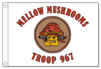 Shooting Mushroom Patrol Flag
