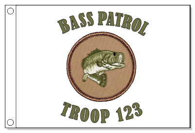 Bass Patrol Flag