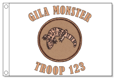 Gila Monster Patrol Flag
