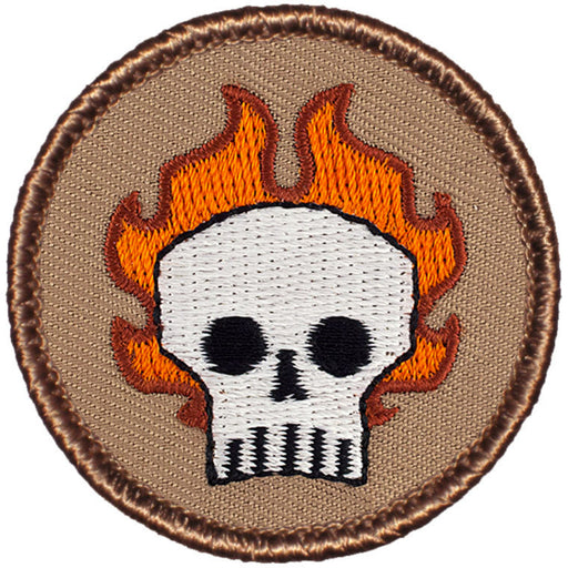Flaming Skull Patrol Patch