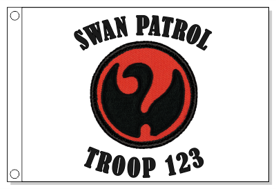Retro Unknown Swan Patrol Flag