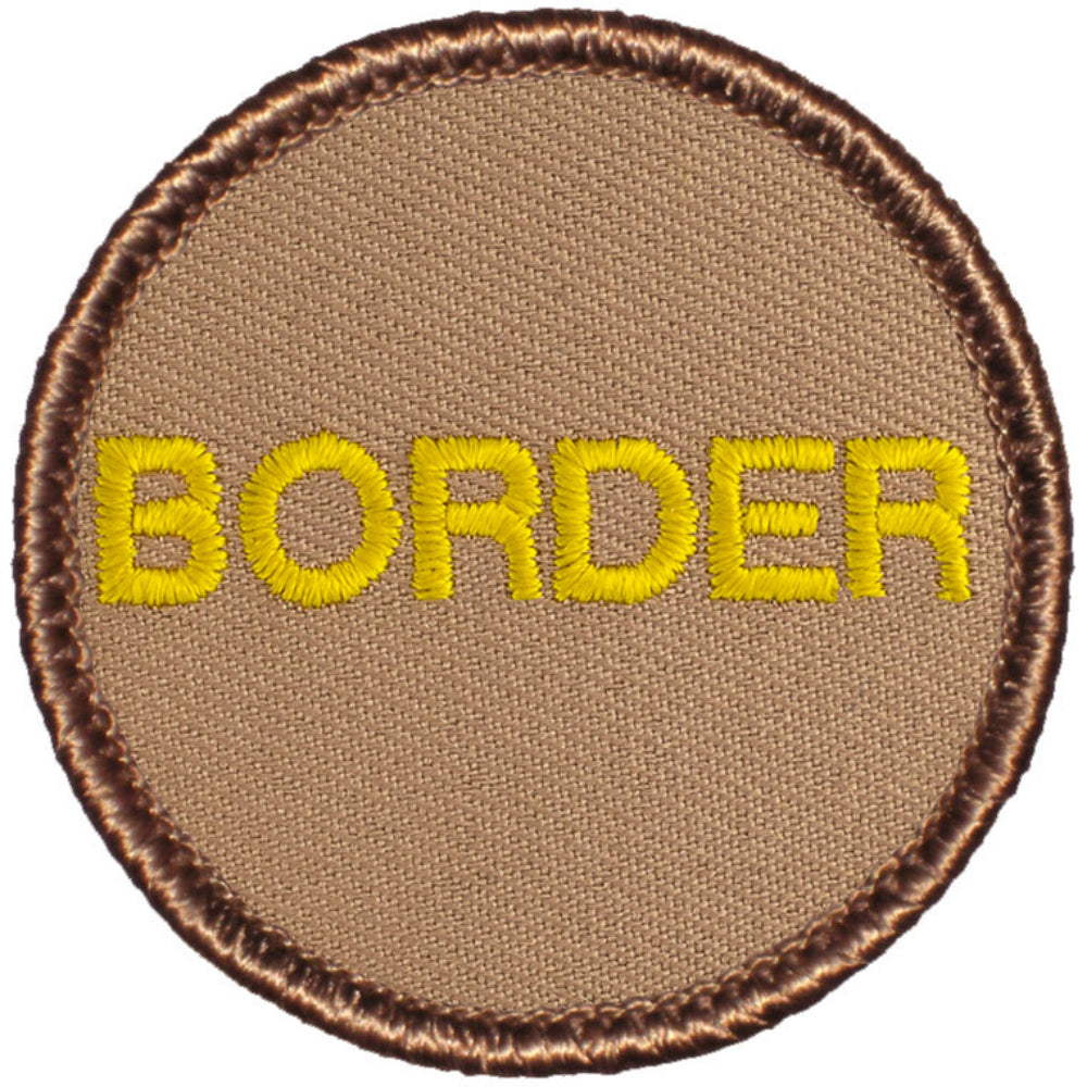 BORDER Text Patrol Patch