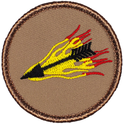 Flaming Arrow Patrol Patch - Yellow Flames