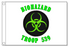 Biohazard Patrol Flag - Neon Green