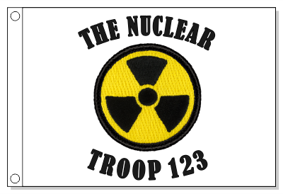 Nuclear / Radioactive Patrol Flag