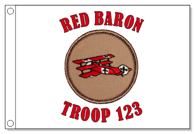 Red Baron Patrol Flag