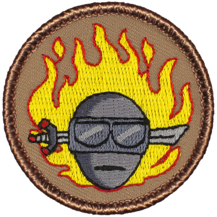 Flaming Ninja Patrol Patch