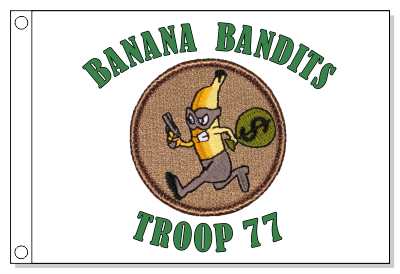 Banana Bandit Patrol Flag