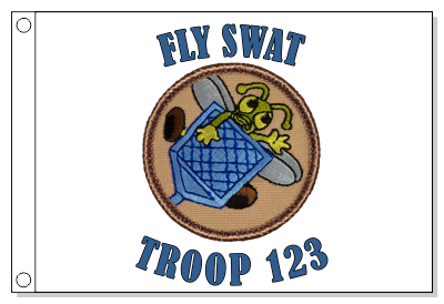 Fly Swat Patrol Flag