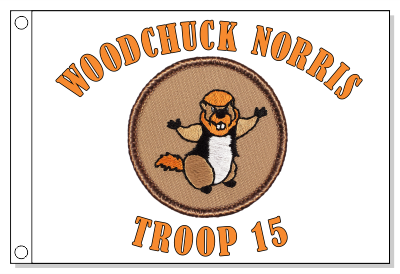 Woodchuck Norris Patrol Flag