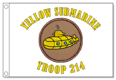 Yellow Submarine Patrol Flag