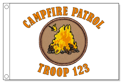 Campfire Patrol Flag