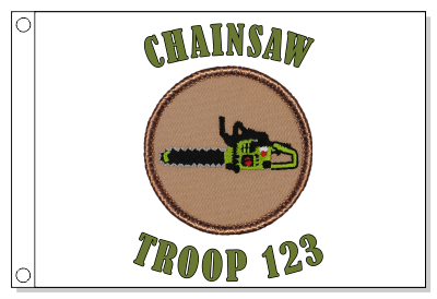 Chainsaw Patrol Flag
