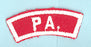 Pennsylvania Red and White State Strip