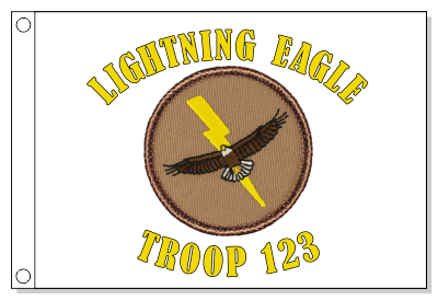 Lightning Eagle Patrol Flag