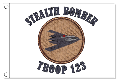 Stealth Bomber Patrol Flag