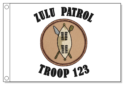 Zulu Shield Patrol Flag