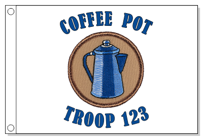 Coffee Pot Patrol Flag