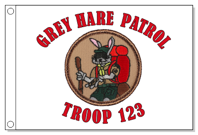 Gray Hare Patrol Flag