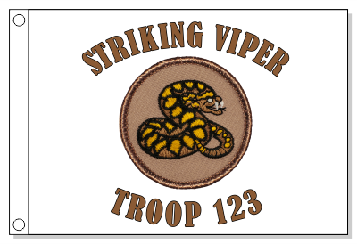 Striking Viper Patrol Flag